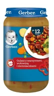 Dania dla dzieci - Gerber Obiad Gulasz z warzywami i wołowiną po 12m-cu 250g - miniaturka - grafika 1
