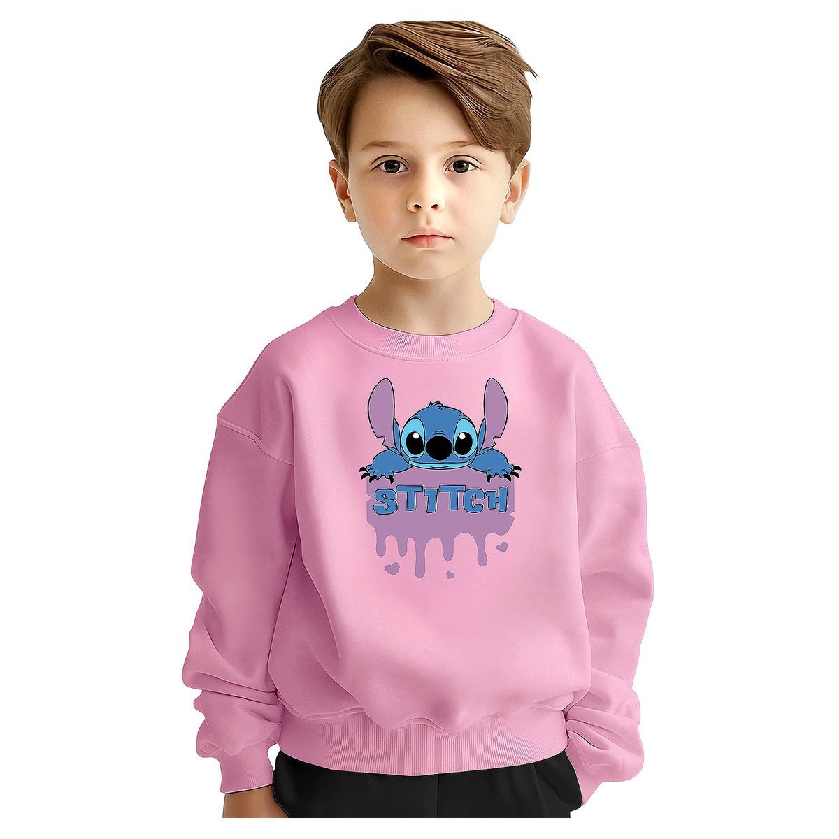 BLUZA DZIECIĘCA MŁODZIEŻOWA STITCH 134-140 WZORY PREZENT