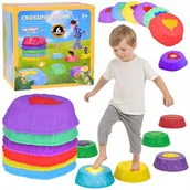 Zabawki i gry sportowe - WOOPIE Kamienie Balansujące Świecące Sensoryczne Trening Równowagi 6 szt - miniaturka - grafika 1