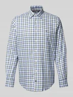 Koszule męskie - Koszula biznesowa o kroju slim fit z kołnierzykiem typu kent model ‘John’ - miniaturka - grafika 1
