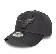 Czapki i chusty sportowe męskie - Czapka z daszkiem New Era Chicago Bulls 9FORTY szary r.uniwersalny - miniaturka - grafika 1
