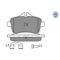 Klocki hamulcowe - Klocki hamulcowe - komplet MEYLE 025 252 1516/PD - miniaturka - grafika 1