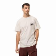 Koszulki męskie - Męski t-shirt Jack Wolfskin DISCOVER T M sea shell - M - miniaturka - grafika 1