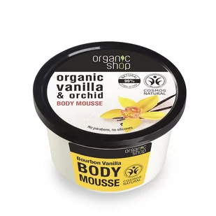 Organic Shop naturalny nawadniający mus do ciała Wanilia 250ml - Balsamy i kremy do ciała - miniaturka - grafika 1