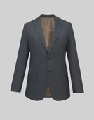 Marynarki męskie - marynarka brolo granatowy slim fit - miniaturka - grafika 1