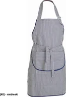 Odzież robocza - CERVA VENUS -fartuch wiązany w pasie z kieszonką z przodu - niebieski - 70cm/72cm. - miniaturka - grafika 1