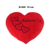 Maskotki i pluszaki - Sun-day Pluszak Serce 15cm Sa Cze Kocham Cie S1420 - miniaturka - grafika 1