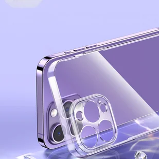 Baseus Crystal Case etui do iPhone 14 Pro cienki pokrowiec + szkło przezroczyste - Etui i futerały do telefonów - miniaturka - grafika 4