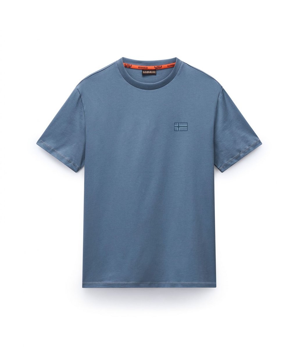 t-shirt uomo napapijri s-sorano np0a4ieh g1y stormy weat