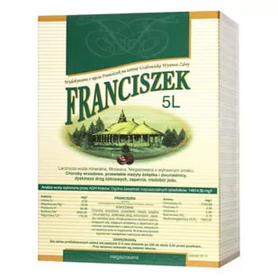 Uzdrowisko Wysowa Woda lecznicza Franciszek 500ml - Woda - miniaturka - grafika 1