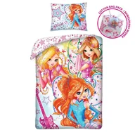 Pościel dla dzieci - Pościel 140x200 Winx czarodziejki poszewka 70x90 Kids Halantex - miniaturka - grafika 1