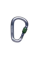 Sprzęt wspinaczkowy - Black Diamond Pearlock Screwgate Carabiner, gray 2021 Karabinki zakręcane BD3811341003ALL1 - miniaturka - grafika 1