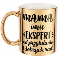 Kubki - Złoty Kubek ceramiczny Personalizowany Dzień Matki Dla Mamy Prezent - miniaturka - grafika 1