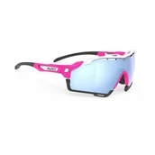Okulary sportowe - RUDY PROJECT Okulary sportowe CUTLINE Pink Fluo Matte C1 Multilaser Ice - miniaturka - grafika 1