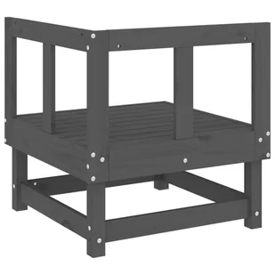 Ogrodowa sofa narożna, szara, lite drewno sosnowe Lumarko! - Sofy ogrodowe - miniaturka - grafika 6