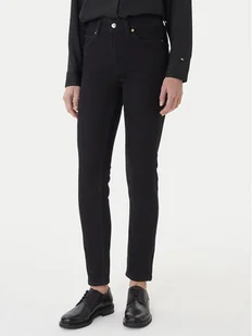 Tommy Hilfiger Jeansy WW0WW46725 Czarny Slim Fit - Spodnie damskie - miniaturka - grafika 1