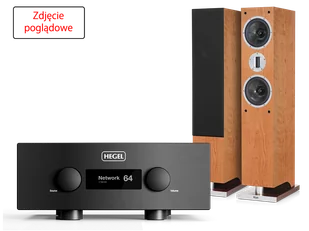 Hegel H600 (czarny) + Response K3 (wiśnia) - Zestawy stereo - miniaturka - grafika 1