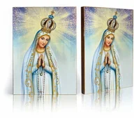 Ikony i obrazy sakralne - Ikona religijna Matka Boża Fatimska - miniaturka - grafika 1