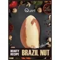 Maseczki do twarzy - Quret Quret Beauty Recipe odżywcza maska w płachcie Orzech Brazylijski 25g - miniaturka - grafika 1