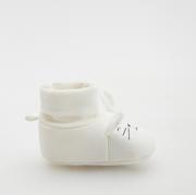 Buty dla dziewczynek - Reserved Kapcie z uszkami - Biały - miniaturka - grafika 1