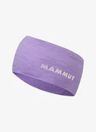 Czapki i chusty sportowe męskie - Opaska na głowę Mammut Tree Wool Headband - lavandin melange - miniaturka - grafika 1