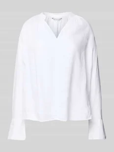 Bluzka o kroju relaxed fit z czystego lnu - Bluzki damskie - miniaturka - grafika 1