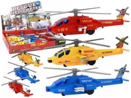 Samoloty i helikoptery - Helikopter Śmigłowiec Aluminiowy Ratunkowy Z Napędem Mix Dźwięk Światła - miniaturka - grafika 1