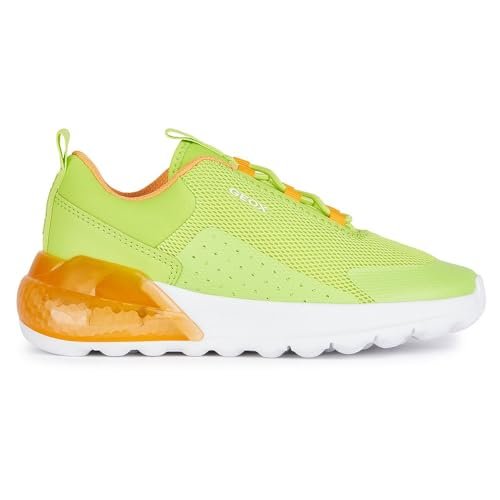 Geox J Activart Illuminus sneakersy chłopięce, Lime, 34 EU