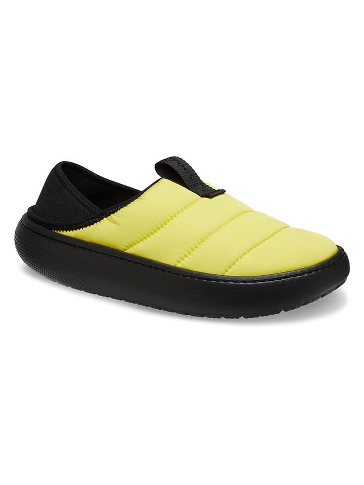 Crocs Slippersy w kolorze żółto-czarnym