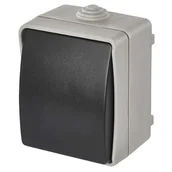 Wyłączniki światła i elektryczne - EMOS Przełącznik naprzemienny domowy 250V/10A IP54 - miniaturka - grafika 1