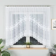 Firany - Firana Jowita 150 x 300 cm biała - miniaturka - grafika 1