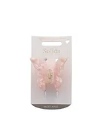 Ozdoby do włosów - Solida Haarklammer rosa Schmetterling Klamry do włosów 1 szt. - miniaturka - grafika 1