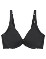 Biustonosze - Women'secret Real Biustonosz Reduktor z obręczą Czarny Kobieta, czarny, 90C - miniaturka - grafika 1