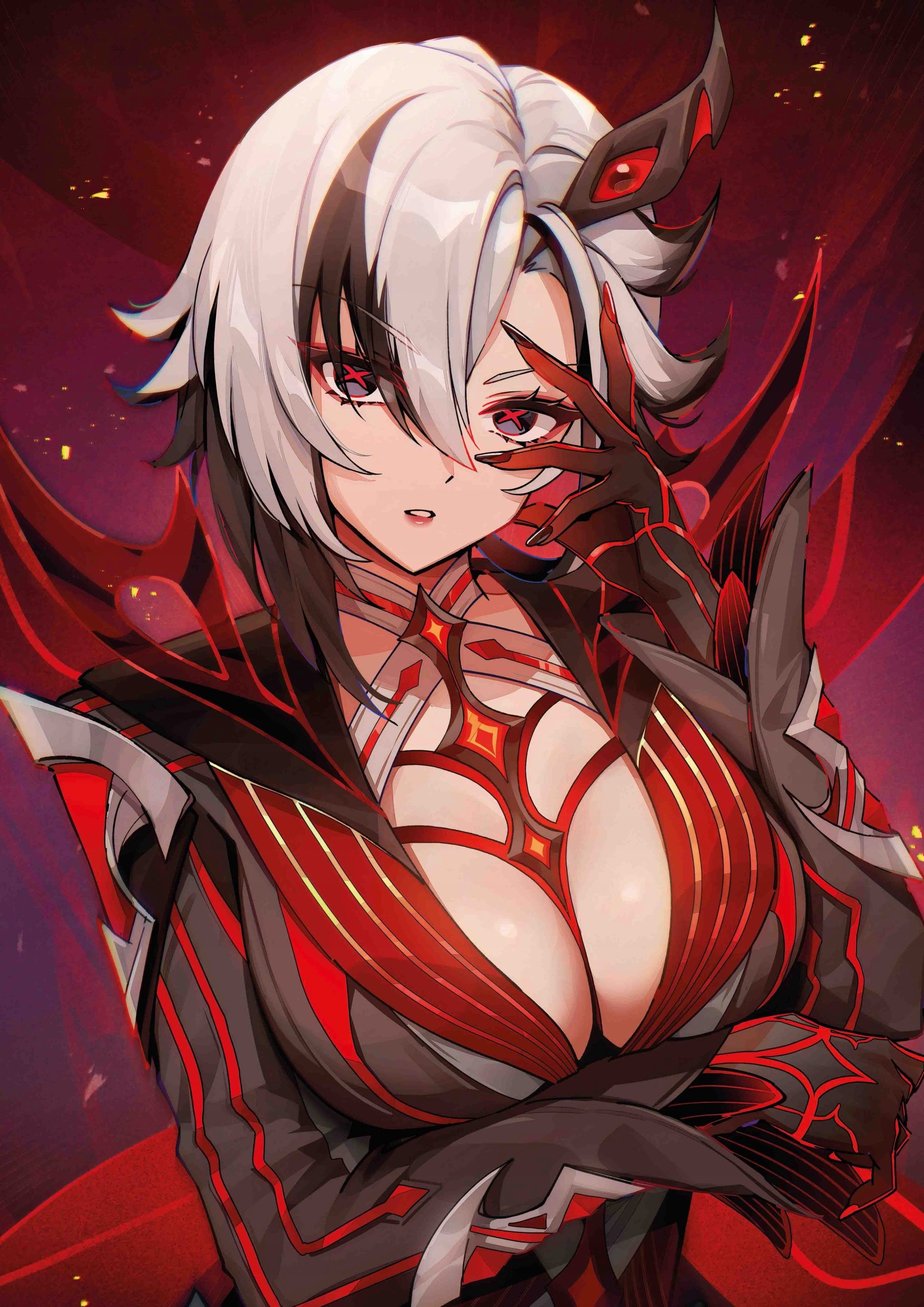 Plakat A3 Genshin Impact Anime Gra Arlecchino