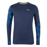 Koszulki męskie - SALEWA Cristallo Warm Amr M L/S tee. Koszulka męska z długim rękawem - miniaturka - grafika 1