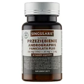 Suplementy naturalne - SINGULARIS Przeziębienie Andrographis Paniculata Plus, 60 kapsułek >>  od 49zł  << - miniaturka - grafika 1