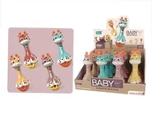 Grzechotki dla dzieci - Grzechotka Żyrafa Światło, Dźwięk Bg3567 Mix Cena Za 1 Szt - miniaturka - grafika 1