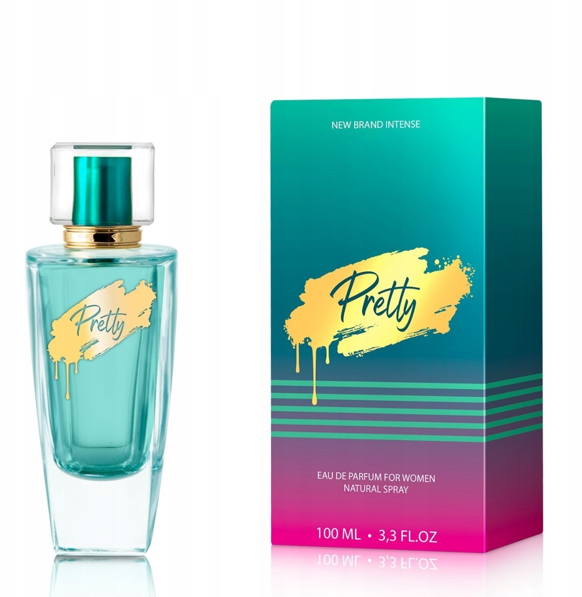 New Brand New Brand, Pretty Intense, Eau De Parfum, For Women, 100 ml For Women