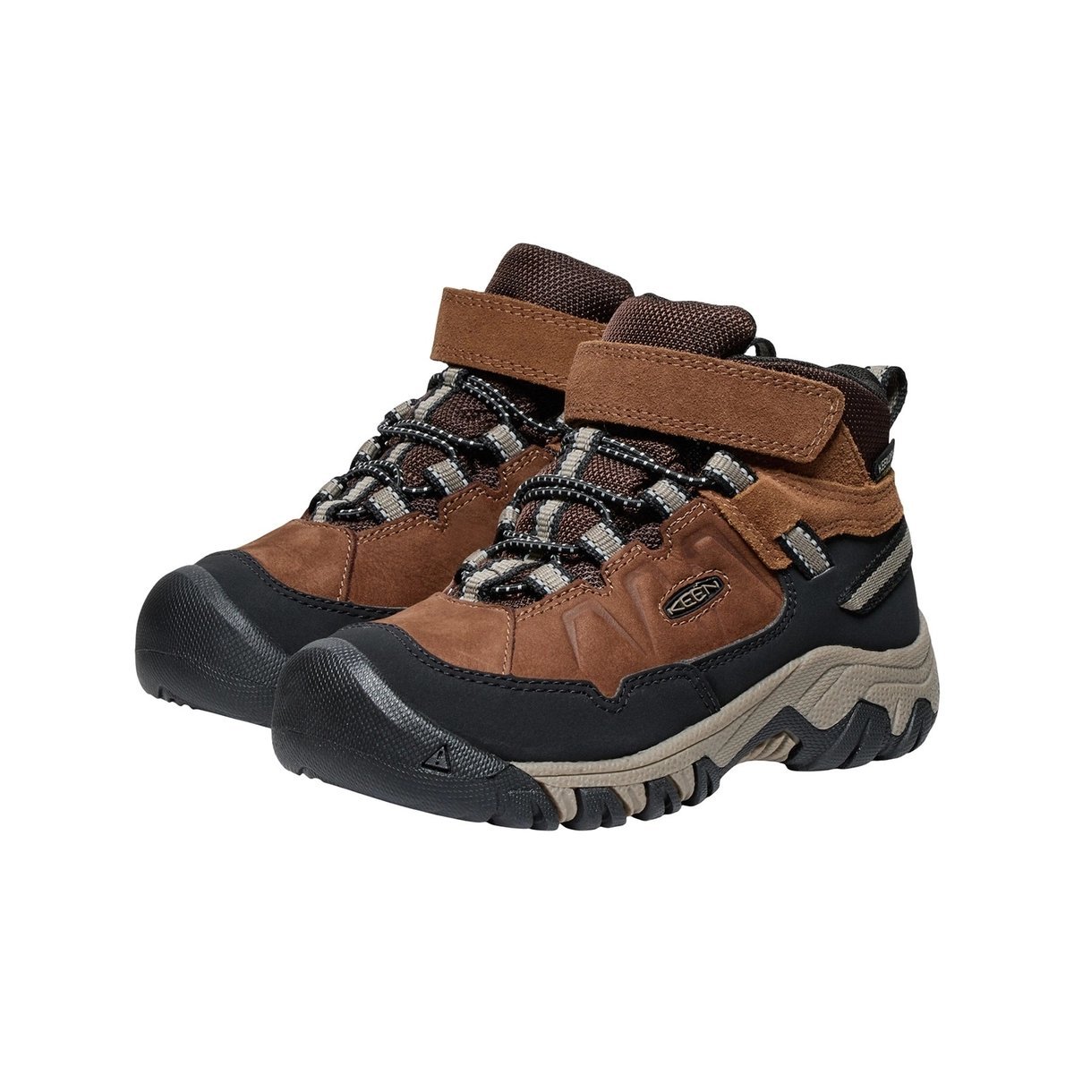 Buty dziecięce Keen Targhee IV Mid WP Kids - alloy/granite green