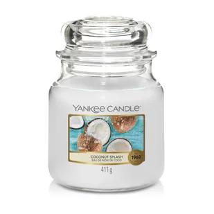 Yankee Candle Yankee Candle Coconut Splash 411 g Classic średnia świeczka zapachowa - Świece - miniaturka - grafika 2