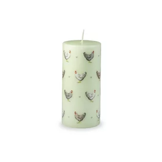Świece - Zielona świeca wielkanocna Unipar Cute Hens, czas palenia 73 h - grafika 1