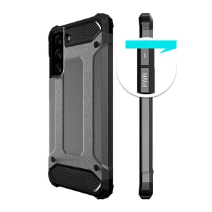 Hybrid Armor etui do Samsung Galaxy S23 Ultra pancerny hybrydowy pokrowiec czarne - Etui i futerały do telefonów - miniaturka - grafika 5