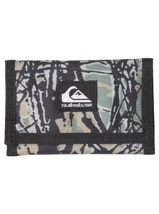 Quiksilver Męskie akcesoria podróżne The Everydaily Bi-Fold portfel, Woodland Abstract Sea Spray, l - Portfele - miniaturka - grafika 1
