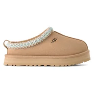 Kapcie damskie - Dziecięce Kapcie UGG K TAZZ 1143776K-SAN – Beżowy - miniaturka - grafika 1