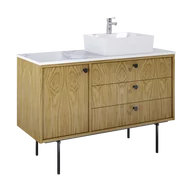 Szafki łazienkowe - ELITA LEGACY 120 3S 1D P  DĄB NATURALNY FORNIR PDW SZAFKA PODUMYWALKOWA 168914 - miniaturka - grafika 1