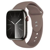 Akcesoria do smartwatchy - Pasek CRONG Liquid do Apple Watch (42/44/45/49mm) Brązowy - miniaturka - grafika 1