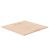 Blaty meblowe i parapety okienne - Kwadratowy blat do stolika, 60x60x1,5 cm, surowe drewno dębowe - miniaturka - grafika 1