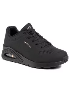SKECHERS Sneakersy Uno-Stand On Air 73690/BBK Czarny - Sneakersy damskie - miniaturka - grafika 1