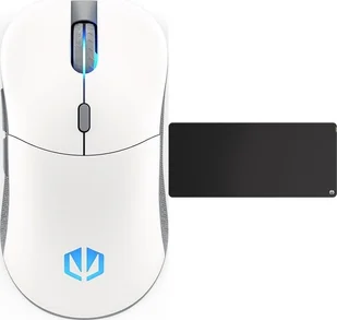 Endorfy Mysz Endorfy GEM Plus Wireless Onyx White EY6A015 + Podkładka Cordura Speed XL - Myszki - miniaturka - grafika 1