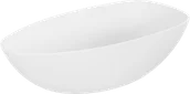 Wanny - Mexen Imola wanna wolnostojąca z konglomeratu 160 x 81 cm, biała mat - 57281608000 - miniaturka - grafika 1